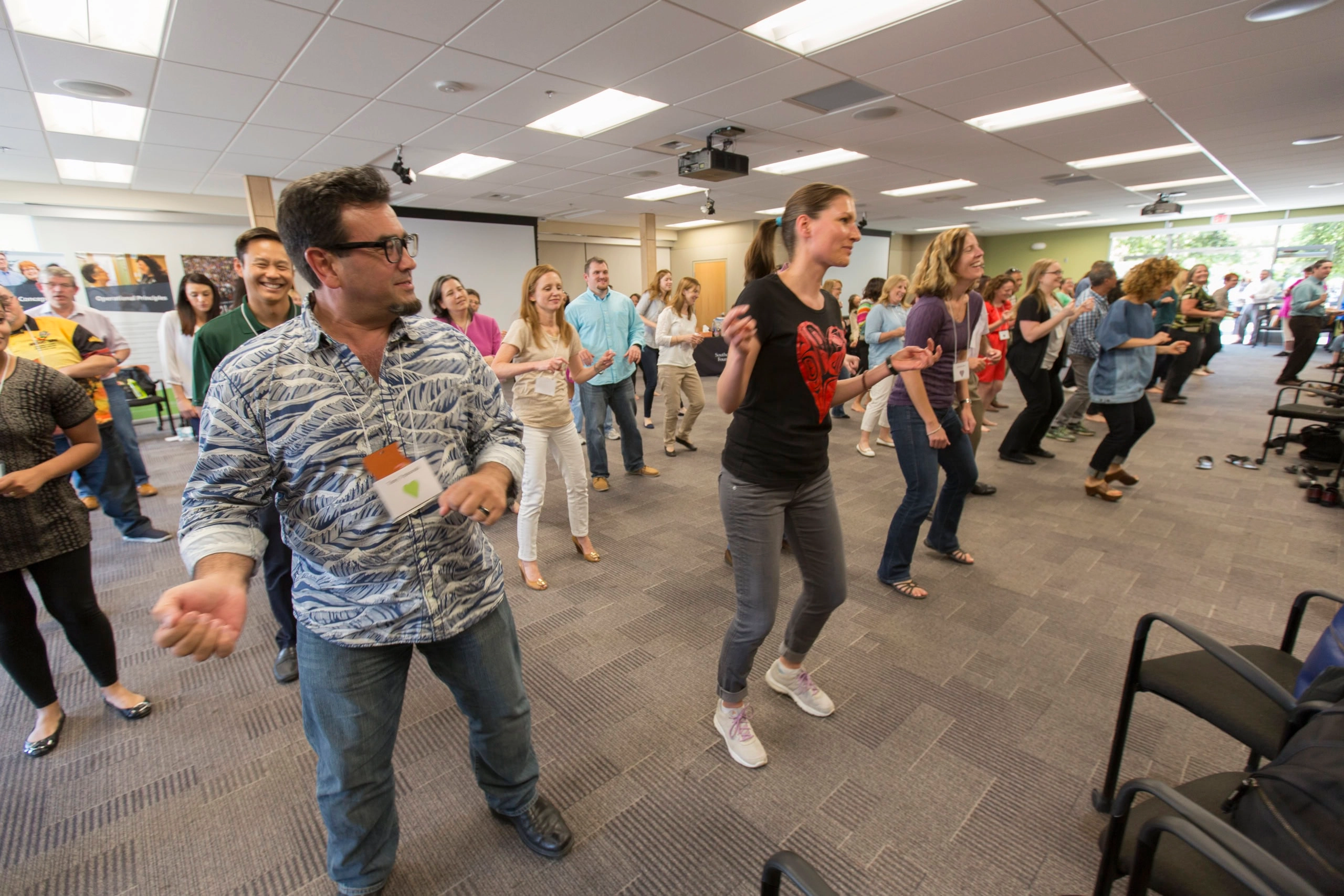 Community wellness activity at Southcentral Foundation health education event