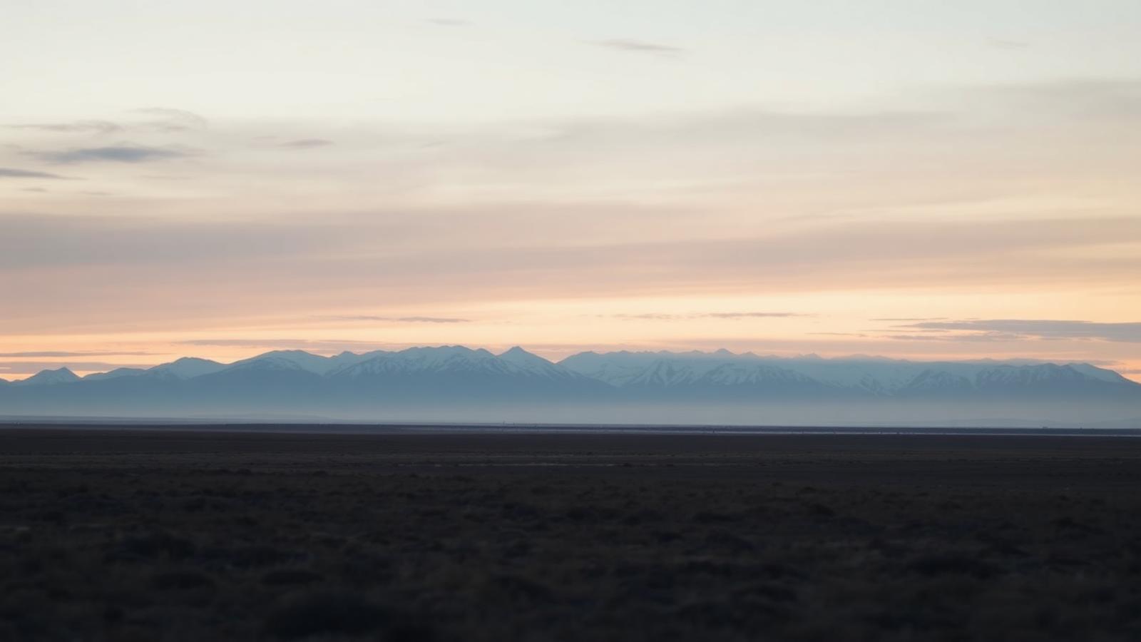 Sweeping Alaskan tundra visual backdrop