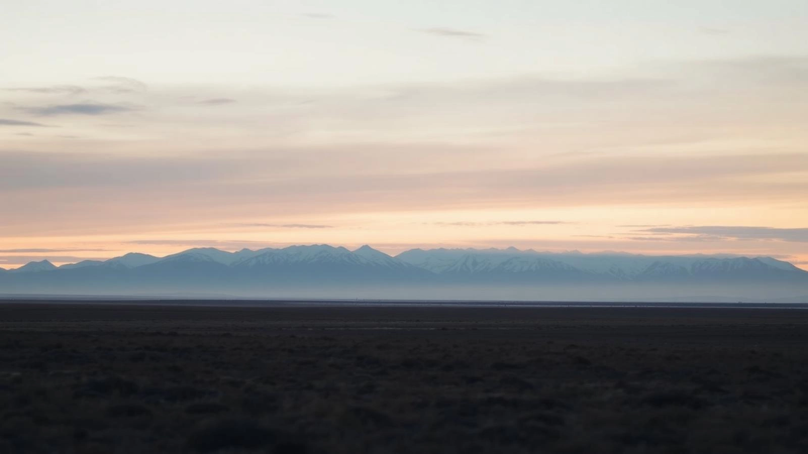 Alaskana tundra landscape background